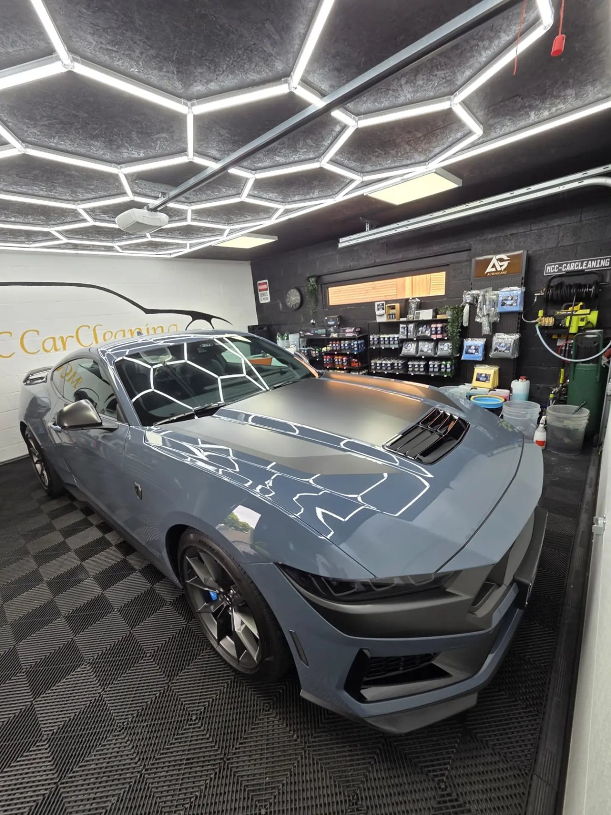 Ford Mustang Dark Horse — Ceramic Coating door MCC CarCleaning